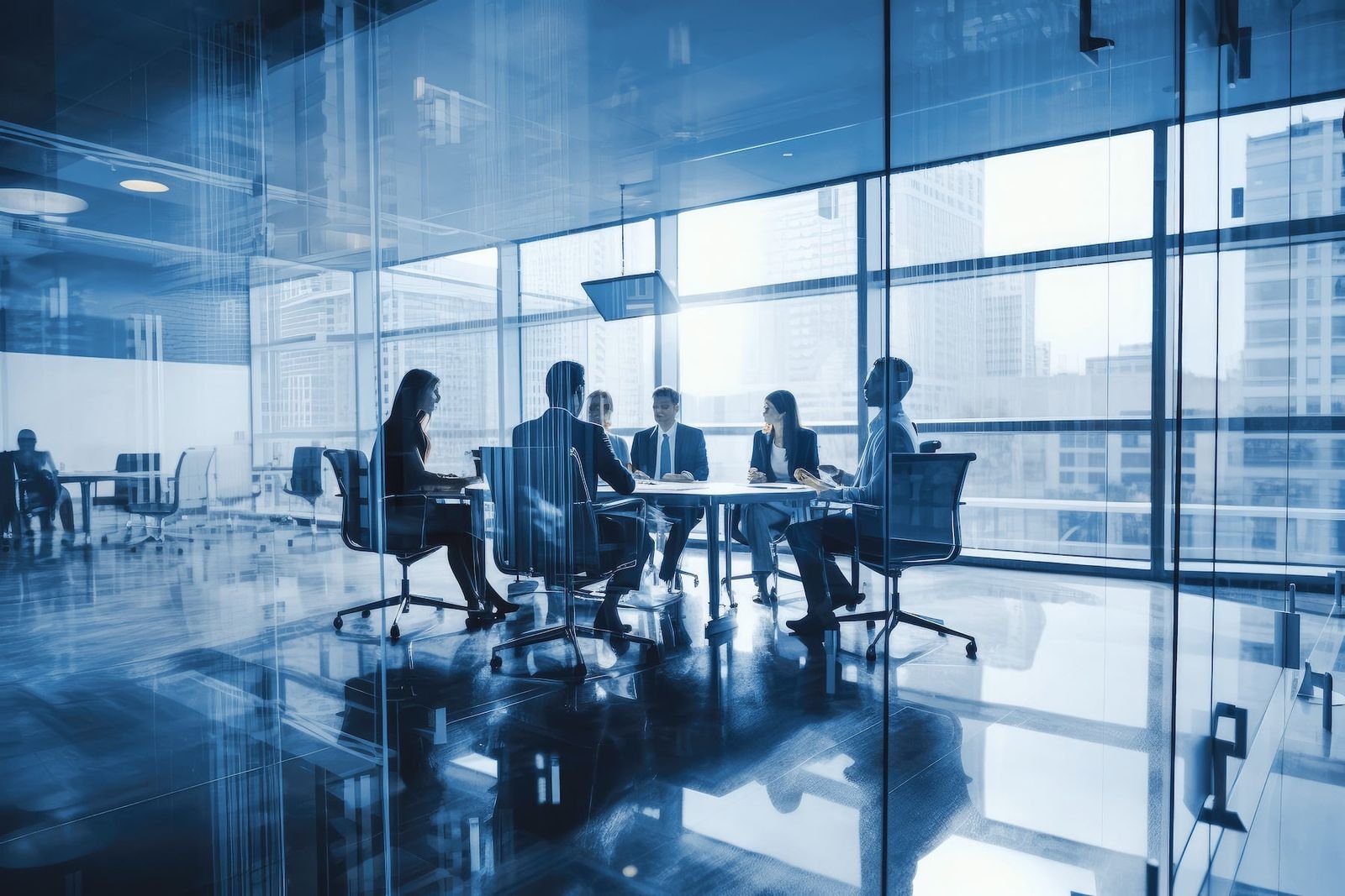 deux experts de l'agence Nitidis travaillent dans un bureau